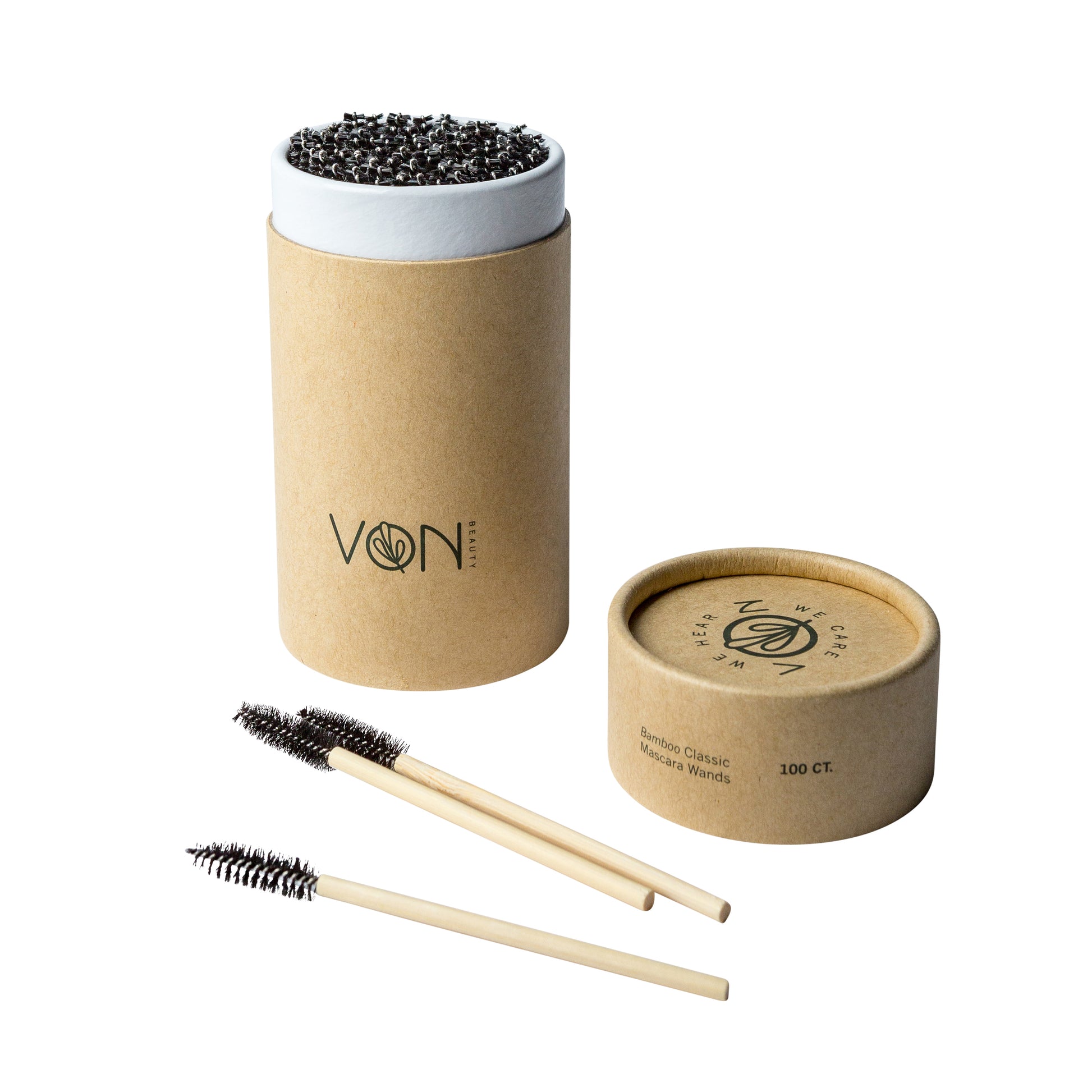 Bamboo Classic Mascara Wands - Von Beauty