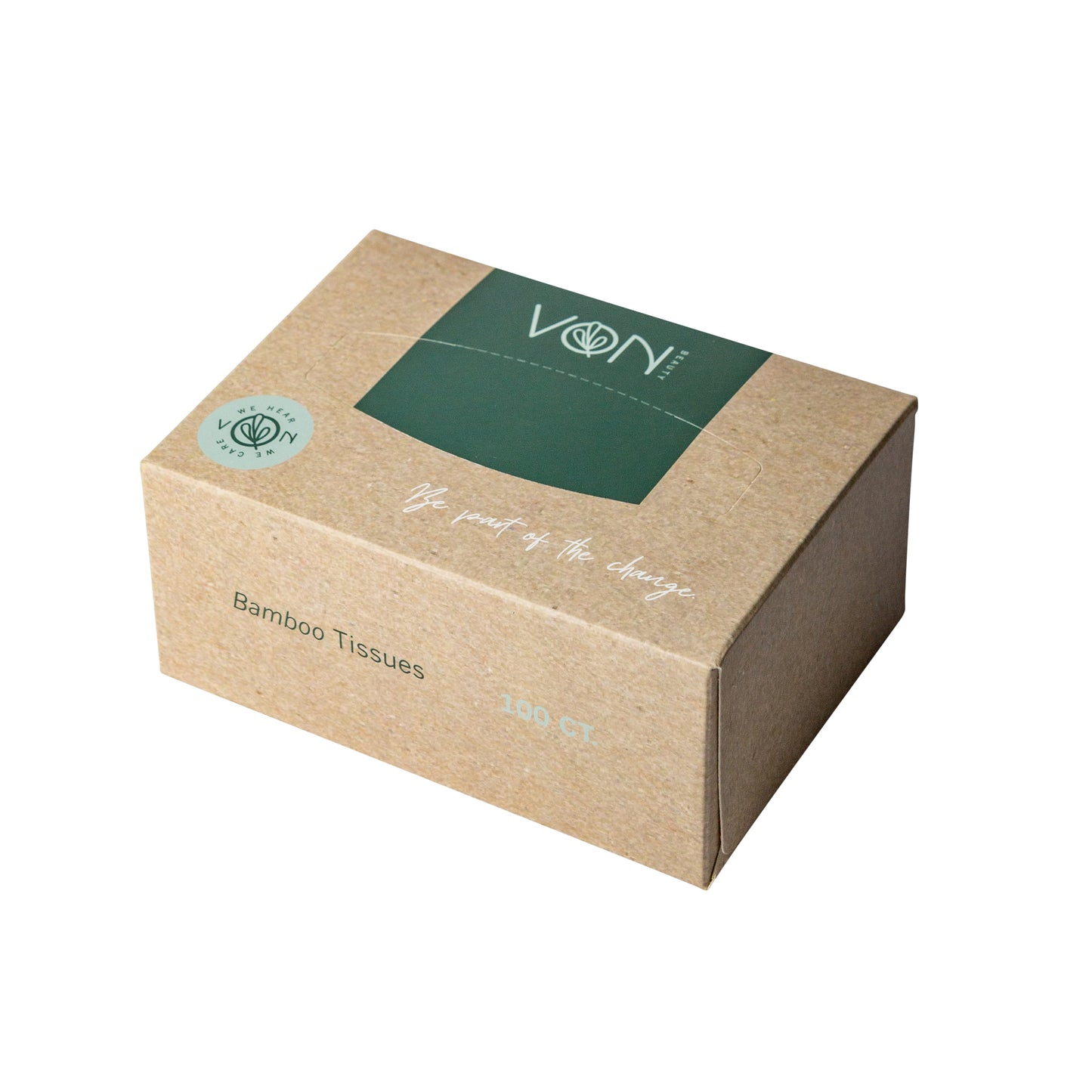 Bamboo Tissue Box - Von Beauty