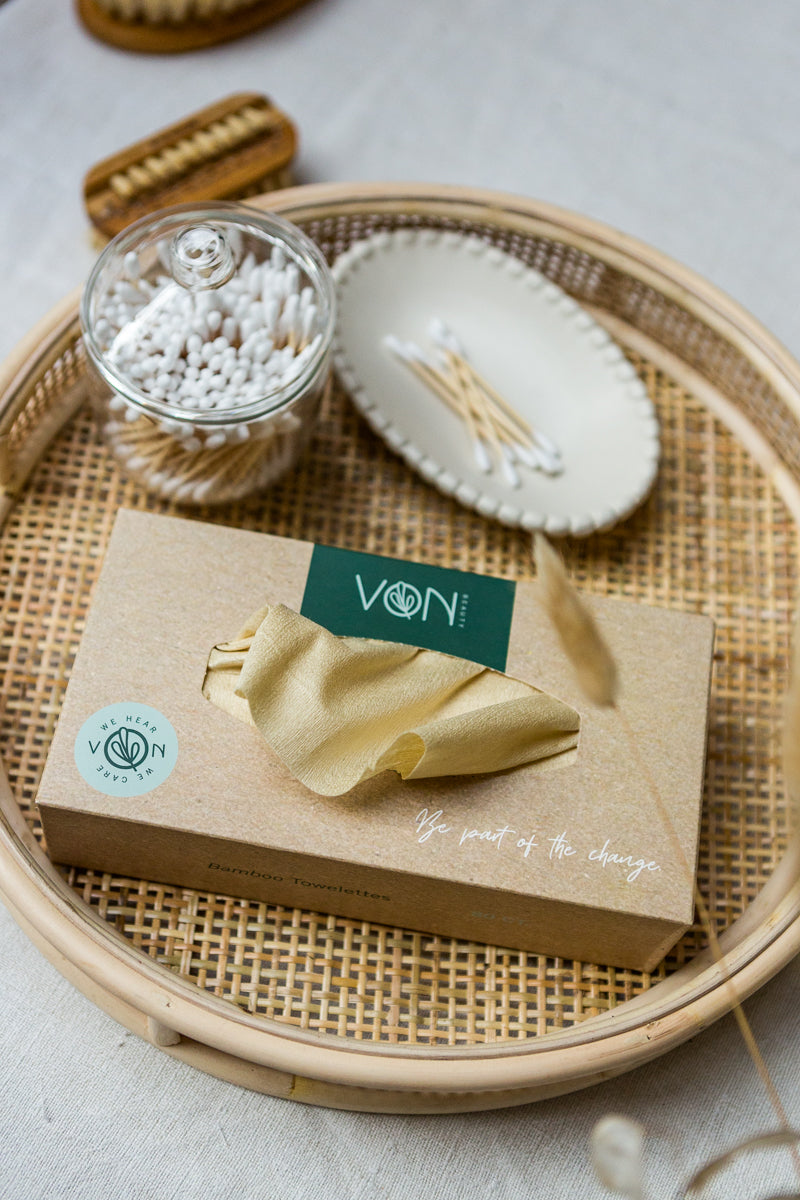 Bamboo Towelettes - Von Beauty