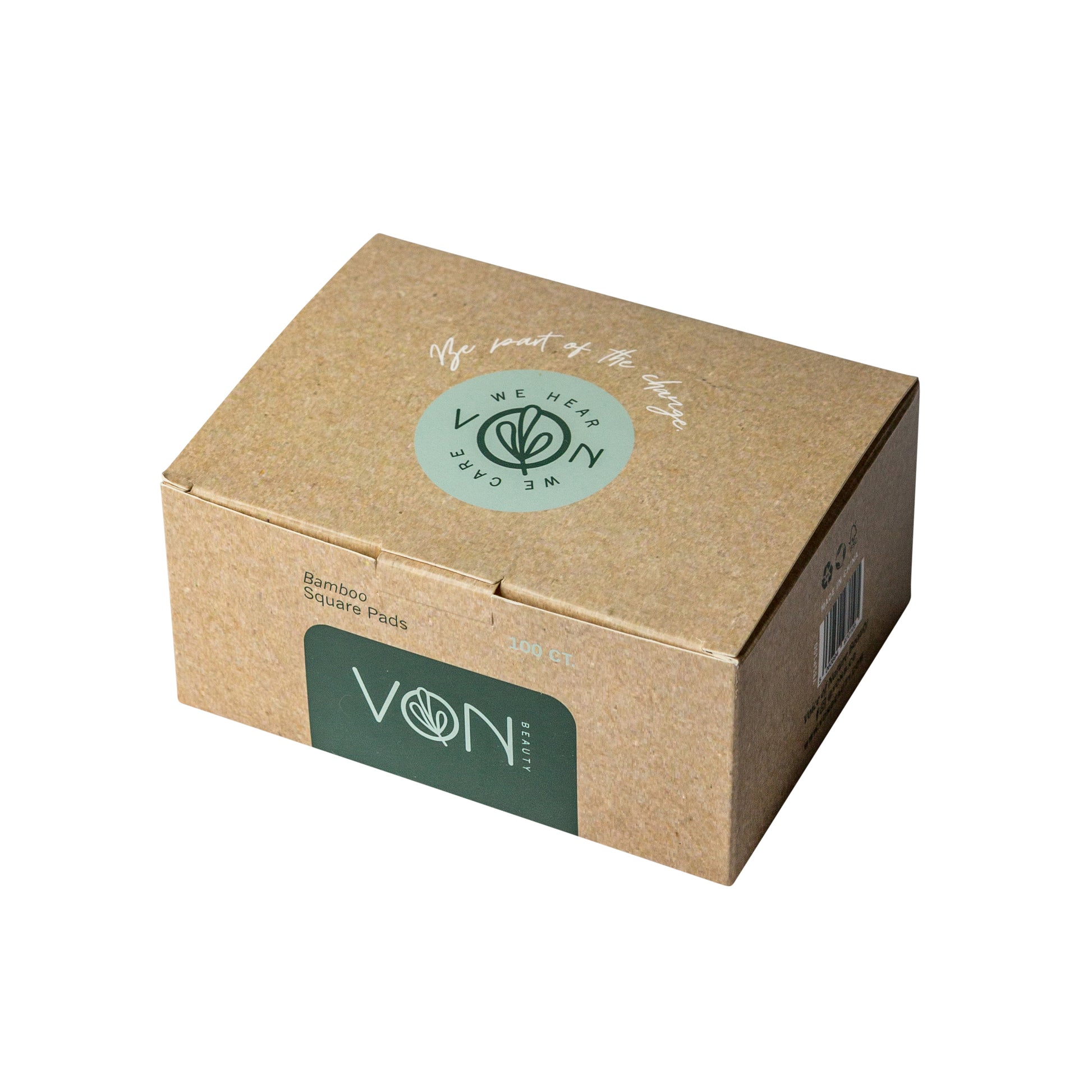 Bamboo Square Pads - Von Beauty