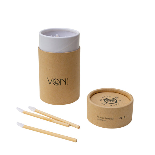 Bamboo Teardrop Lip Wands - Von Beauty