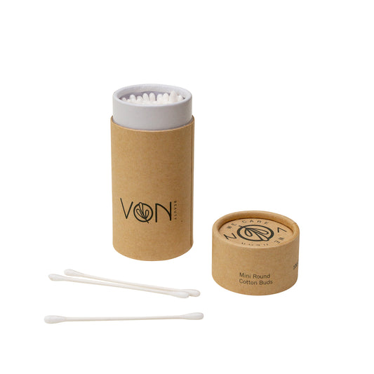 Mini Round Cotton Buds - Von Beauty